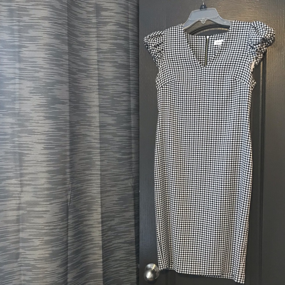 Calvin Klein Plaid Dress